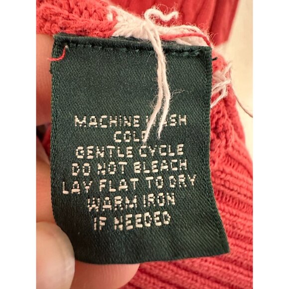 Lauren Ralph Lauren Woman Striped Fisherman Pullover Knit Sweater Sz 2X Nautical - Picture 3 of 11